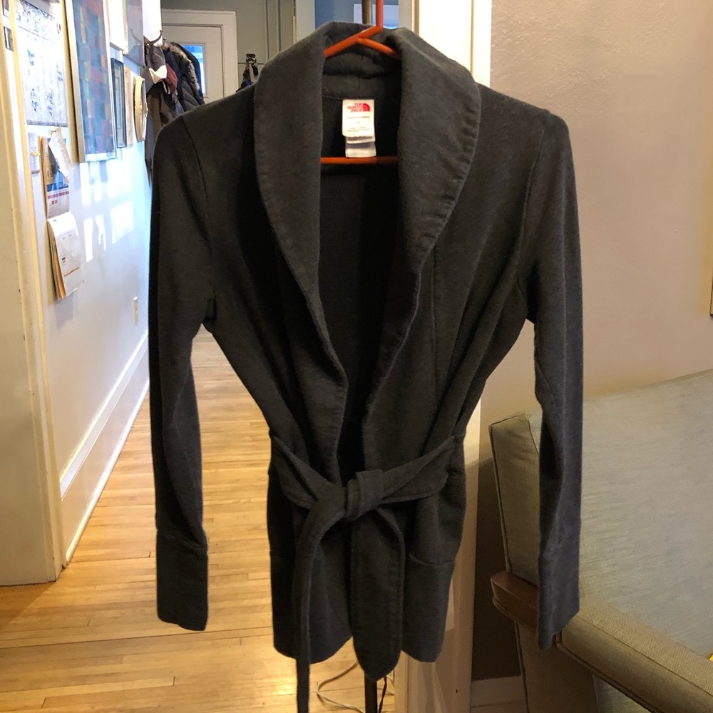 North Face tie waist sweatshirt - size small